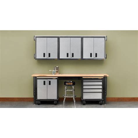 gladiator welded steel cabinets|gladiator wall cabinets clearance lowe's.